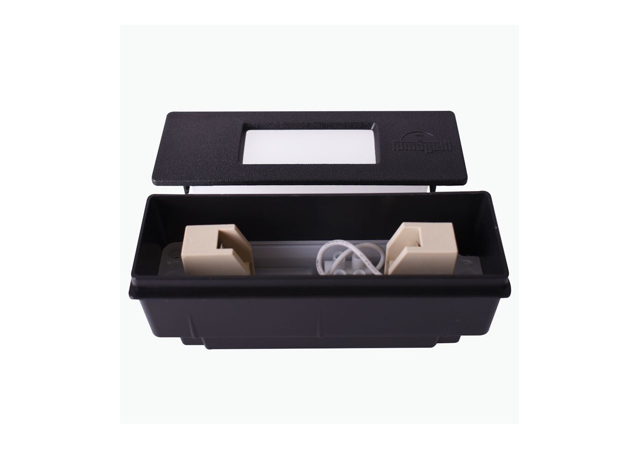 Balise extérieure LED encastrable au mur "Nina 150" 3,5W-IP55-R7S-CCT-Fumagalli - 6C1.000.000.AYJ1K - Barcelona LED