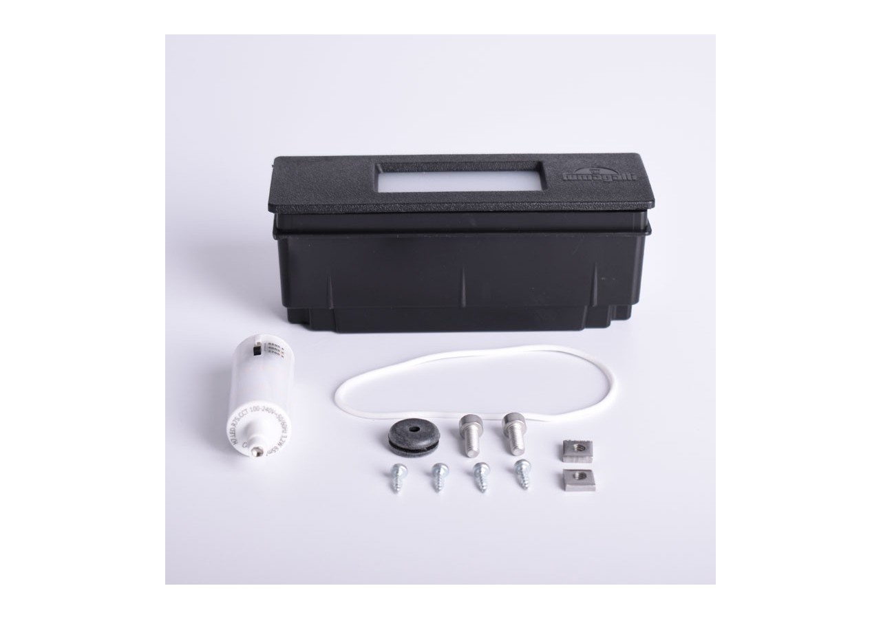 Balise extérieure LED encastrable au mur "Nina 150" 3,5W-IP55-R7S-CCT-Fumagalli - 6C1.000.000.AYJ1K - Barcelona LED