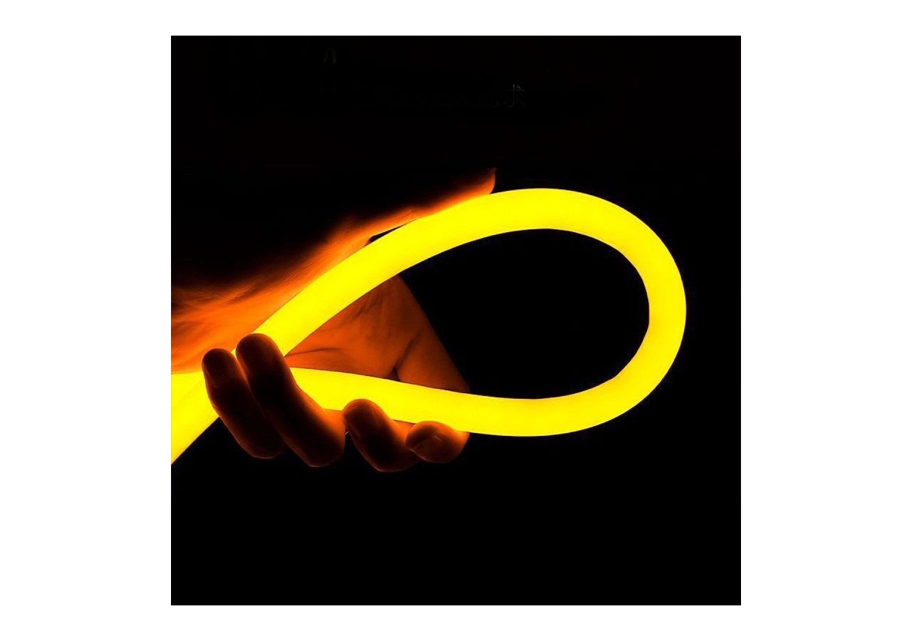 Néon LED flexible 360 degrés circulaire RGB-24 V-diamètre 20mm-5m-22W/m-Kit complet-IP67 - N20D-5M-RGB - Barcelona LED