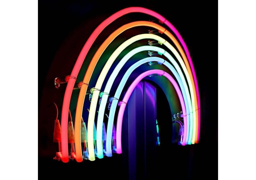 Néon LED flexible 360 degrés circulaire RGB-24 V-diamètre 20mm-5m-22W/m-Kit complet-IP67 - N20D-5M-RGB - Barcelona LED