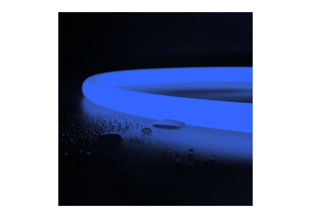 Néon LED flexible 360 degrés circulaire RGB-24 V-diamètre 20mm-5m-22W/m-Kit complet-IP67 - N20D-5M-RGB - Barcelona LED