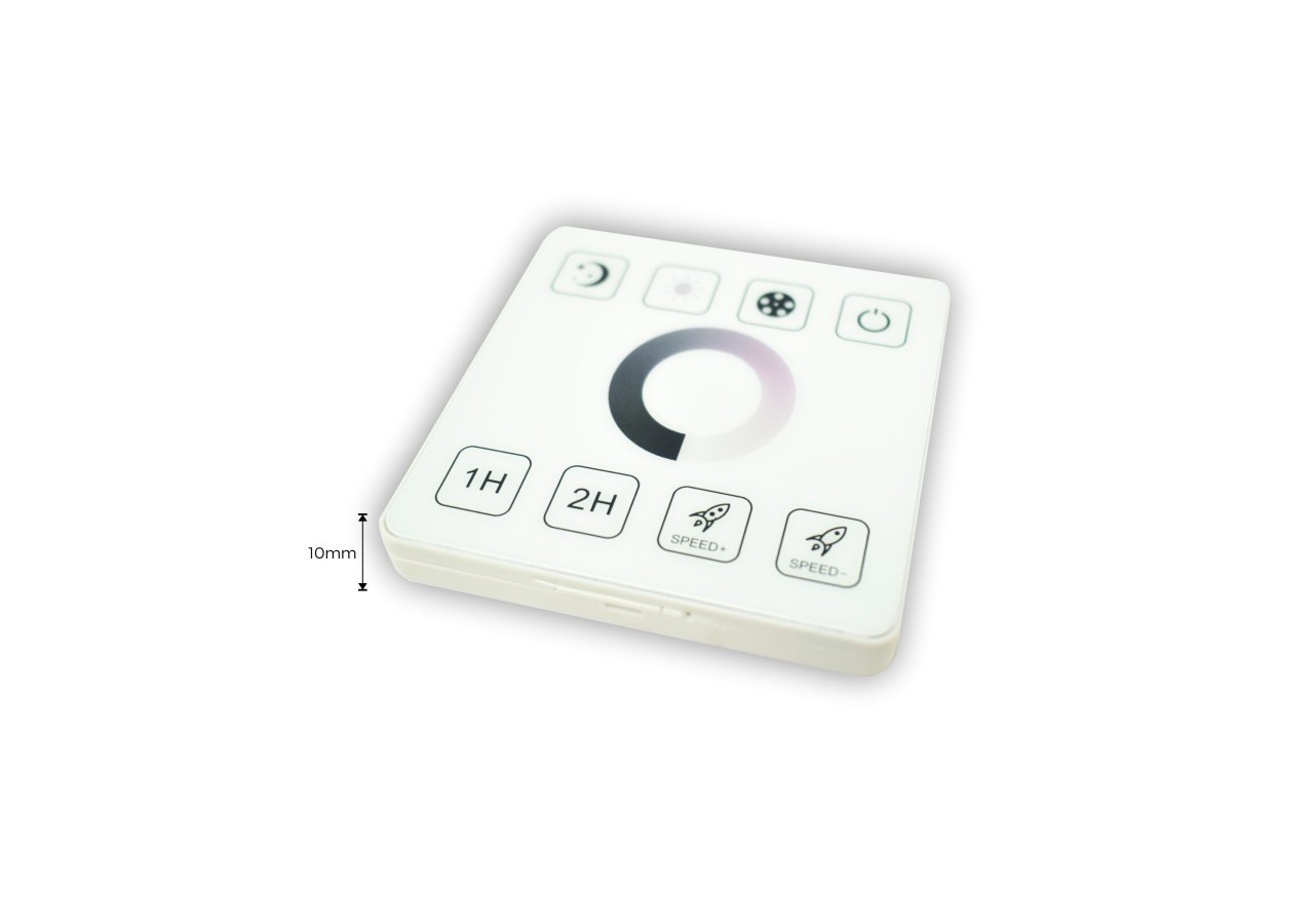 Contrôleur MONOCHROME pour rubans LED avec panneau tactile RF-5-24V/DC - RF86-01 - Barcelona LED