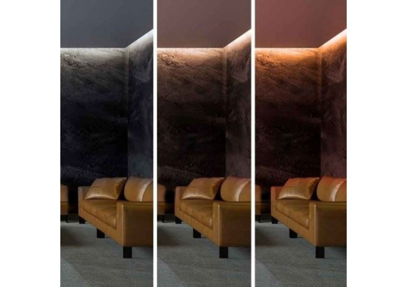 Contrôleur CCT Dual White pour rubans LED avec panneau tactile RF-5-24V/DC - RF86-02 - Barcelona LED