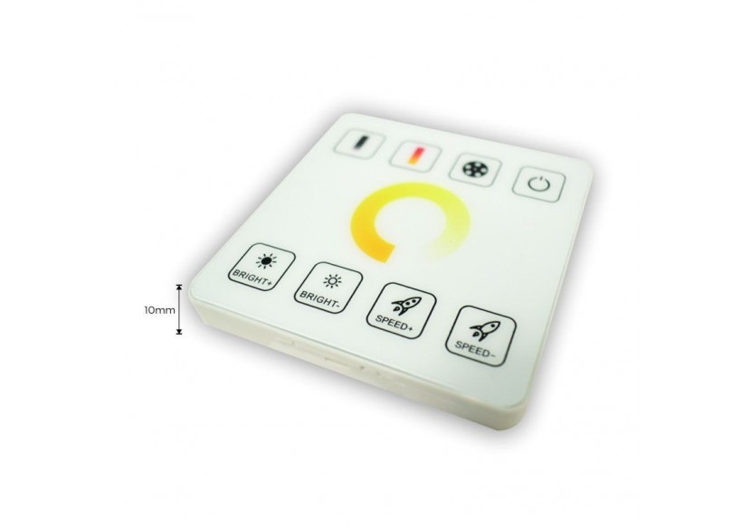 Contrôleur CCT Dual White pour rubans LED avec panneau tactile RF-5-24V/DC - RF86-02 - Barcelona LED