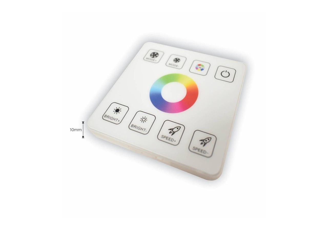 Contrôleur RGB pour rubans LED avec panneau tactile RF-5-24V/DC - RF86-03 - Barcelona LED