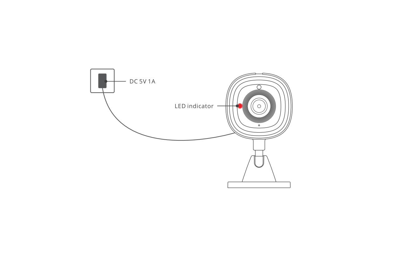 SONOFF CAM-Caméra de sécurité intelligente-WIFI-1080P-FHD-Alarme-Détecteur de mouvement - SONOFFSLIMCAM - Barcelona LED