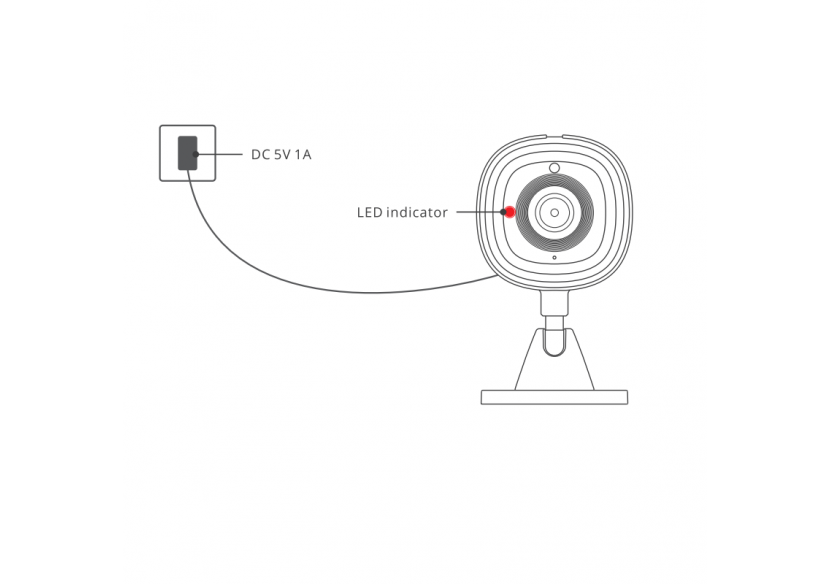 SONOFF CAM-Caméra de sécurité intelligente-WIFI-1080P-FHD-Alarme-Détecteur de mouvement - SONOFFSLIMCAM - Barcelona LED