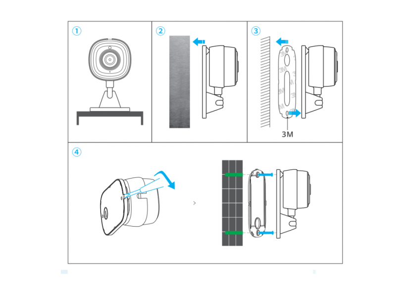 SONOFF CAM-Caméra de sécurité intelligente-WIFI-1080P-FHD-Alarme-Détecteur de mouvement - SONOFFSLIMCAM - Barcelona LED