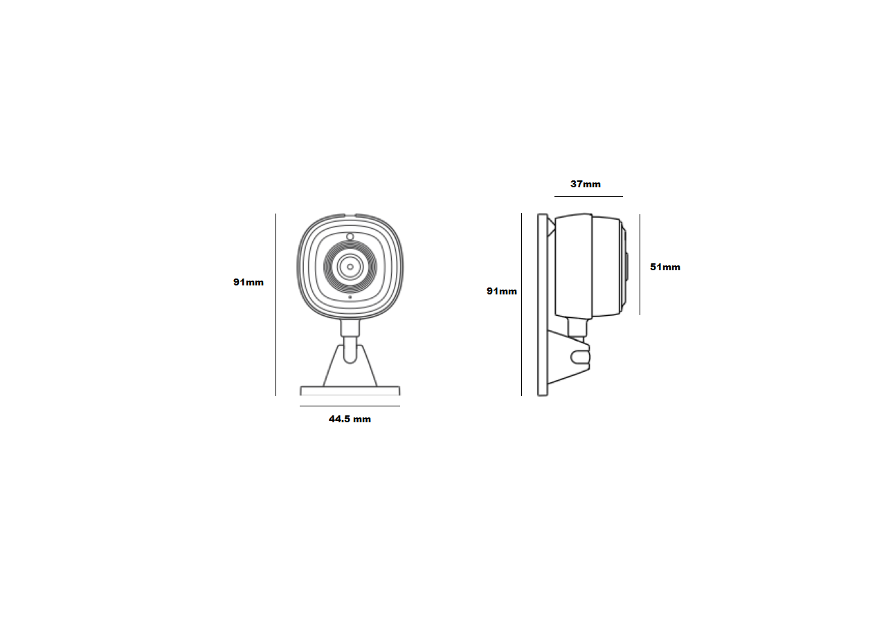 SONOFF CAM-Caméra de sécurité intelligente-WIFI-1080P-FHD-Alarme-Détecteur de mouvement - SONOFFSLIMCAM - Barcelona LED