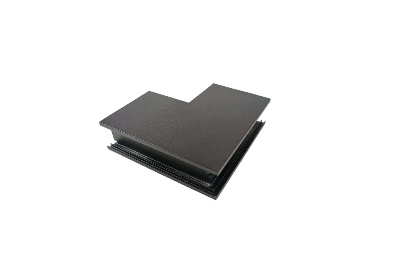 Jonction d'angle pour rails magnétiques en saillie 20mm-Verticale - CMS-90V-N - Barcelona LED