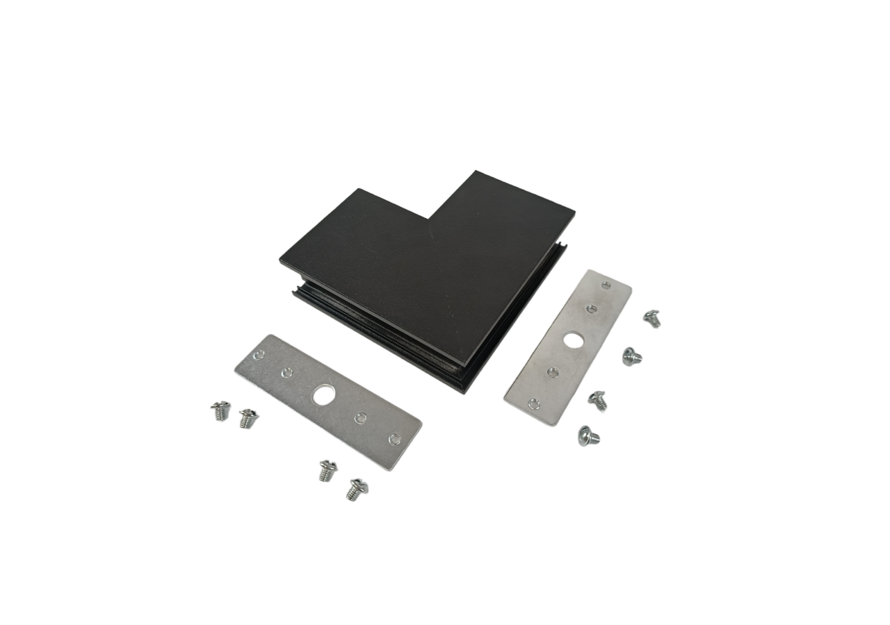 Jonction d'angle pour rails magnétiques en saillie 20mm-Verticale - CMS-90V-N - Barcelona LED