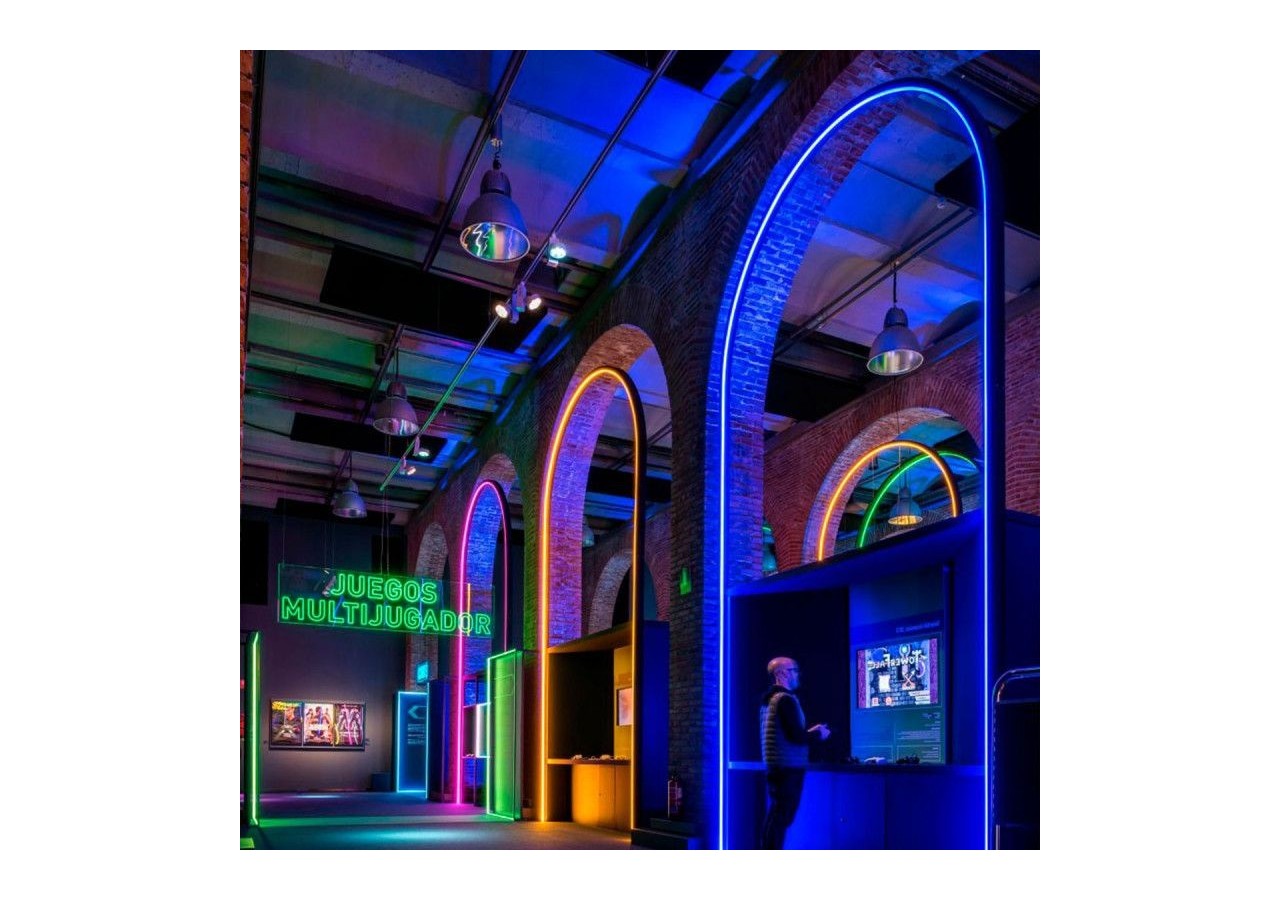 Néon LED RGB flexible-24V/DC 4x10mm-5m-Kit complet-IP67-20W/m-À courbure latérale - N410-5M-RGB - Barcelona LED