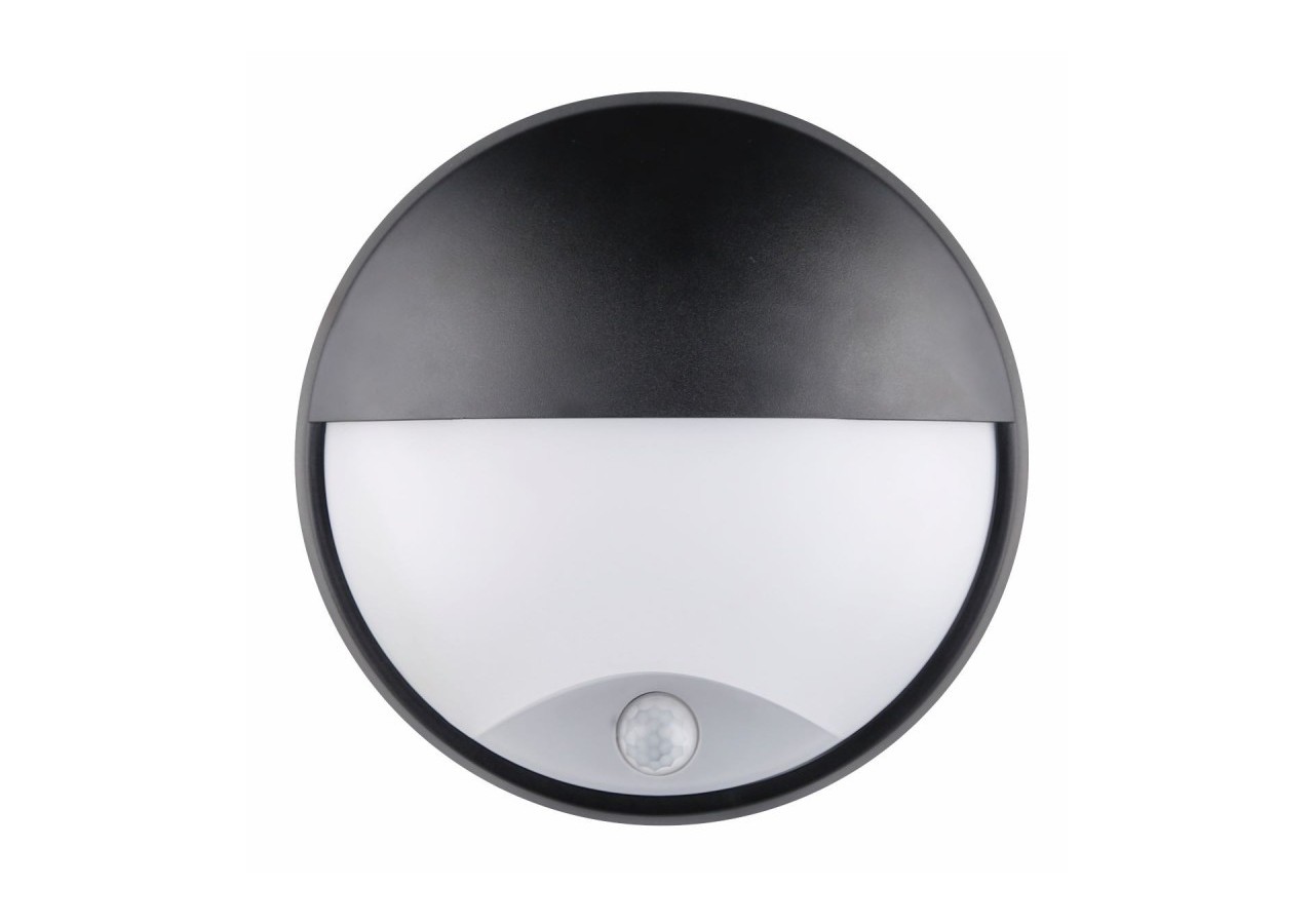 Applique murale circulaire d'extérieur avec capteur PIR-IP54-110 degrés-10W - B1459-N-S - Barcelona LED