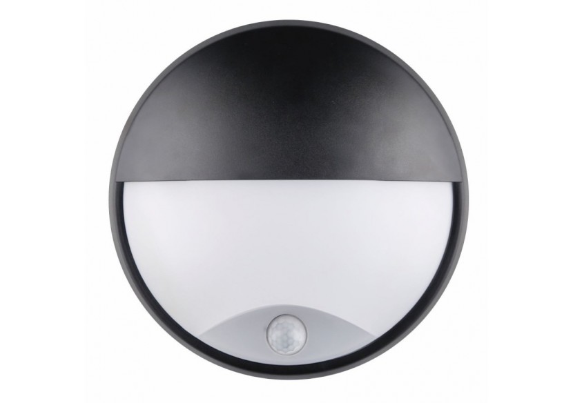 Applique murale circulaire d'extérieur avec capteur PIR-IP54-110 degrés-10W - B1459-N-S - Barcelona LED