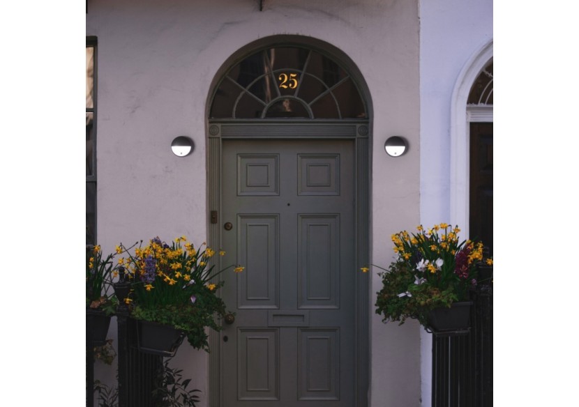 Applique murale circulaire d'extérieur avec capteur PIR-IP54-110 degrés-10W - B1459-N-S - Barcelona LED