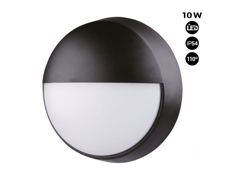 Applique murale circulaire d'extérieur-IP54-110 degrés-10W - B1459-N - Barcelona LED