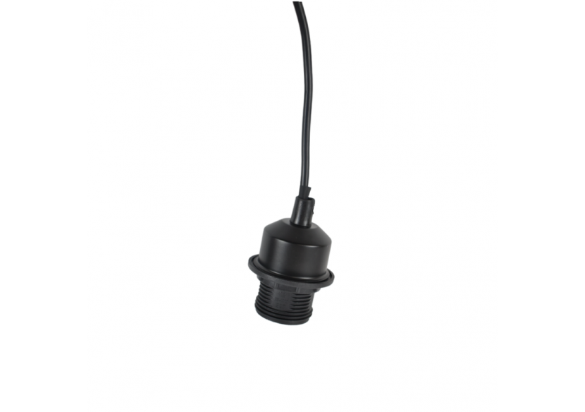 Douille E27 avec câble PVC, interrupteur et prise - K17-C-N - Barcelona LED Douille E27 avec câble PVC, interrupteur et prise - K17-C-N - Barcelona LED