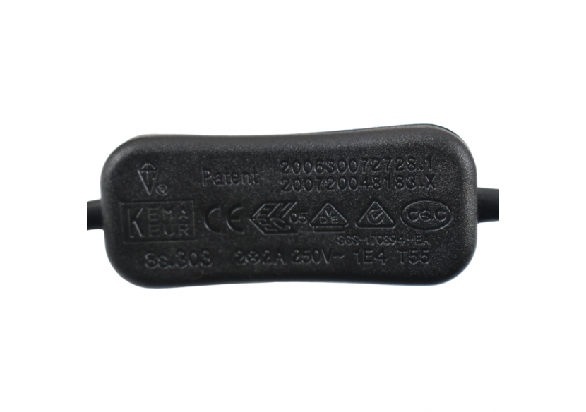 Douille E27 avec câble PVC, interrupteur et prise - K17-C-N - Barcelona LED Douille E27 avec câble PVC, interrupteur et prise - K17-C-N - Barcelona LED