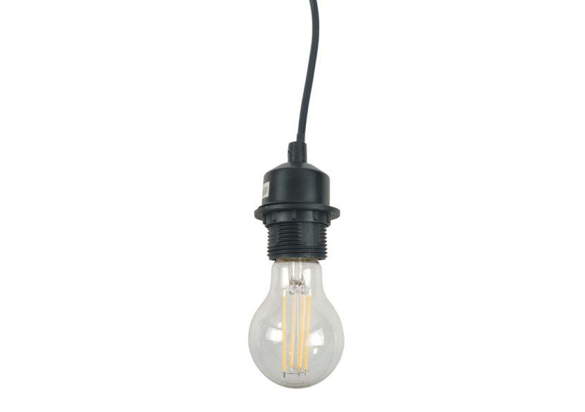 Douille E27 avec câble PVC, interrupteur et prise - K17-C-N - Barcelona LED Douille E27 avec câble PVC, interrupteur et prise - K17-C-N - Barcelona LED