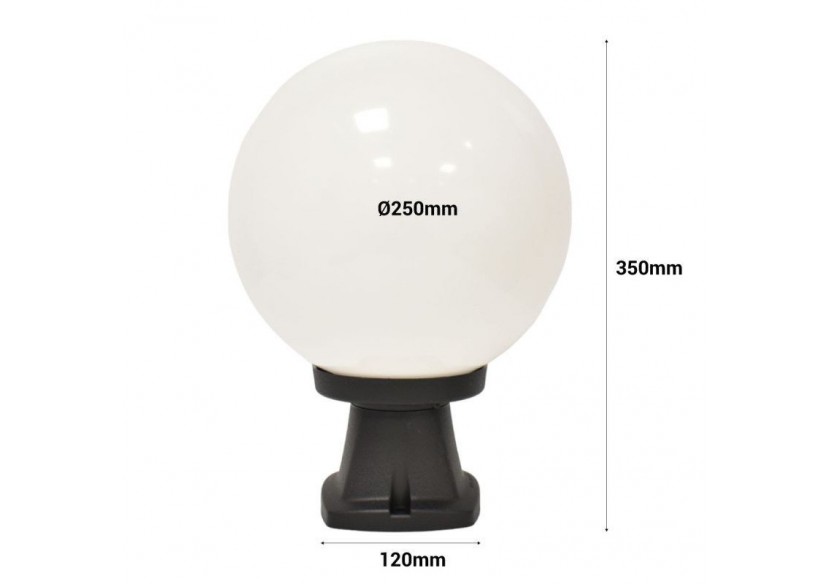Lanterne sur pied extérieure à sphère opale FUMAGALLI "Disma/G250"-E27 - G26.114.000.AYE27 - Barcelona LED Lanterne sur pied extérieure à sphère opale FUMAGALLI "Disma/G250"-E27 - G26.114.000.AYE27 - Barcelona LED