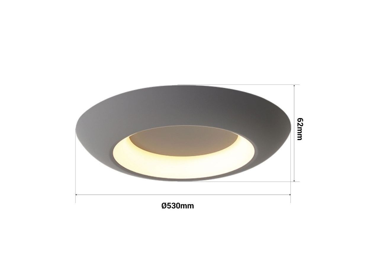 Plafonnier LED "FAX"-CCT 3000K-4000K-21W - LN1622-G-CCT - Barcelona LED