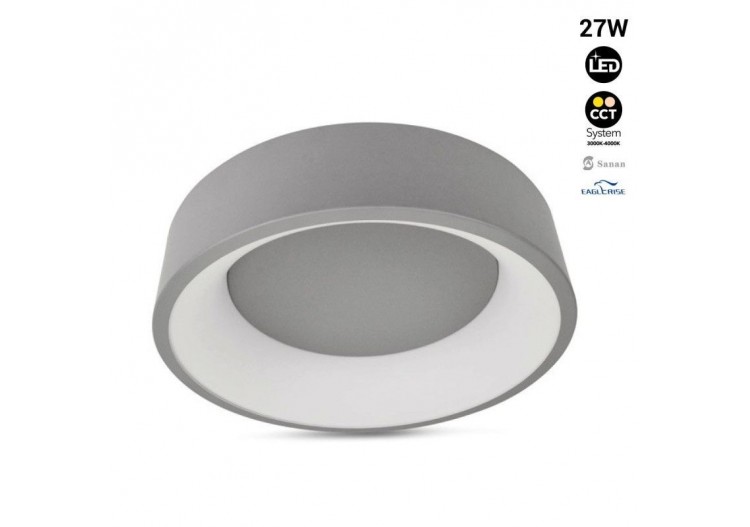 Plafonnier LED "ONCAMO 2"-CCT 3000K-4000K-27W - LN1601-GSP-CCT - Barcelona LED