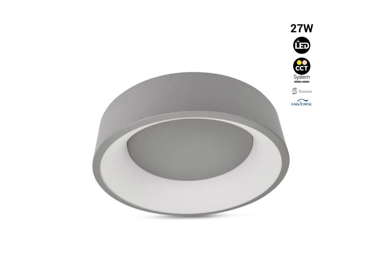 Plafonnier LED "ONCAMO 2"-CCT 3000K-4000K-27W - LN1601-GSP-CCT - Barcelona LED