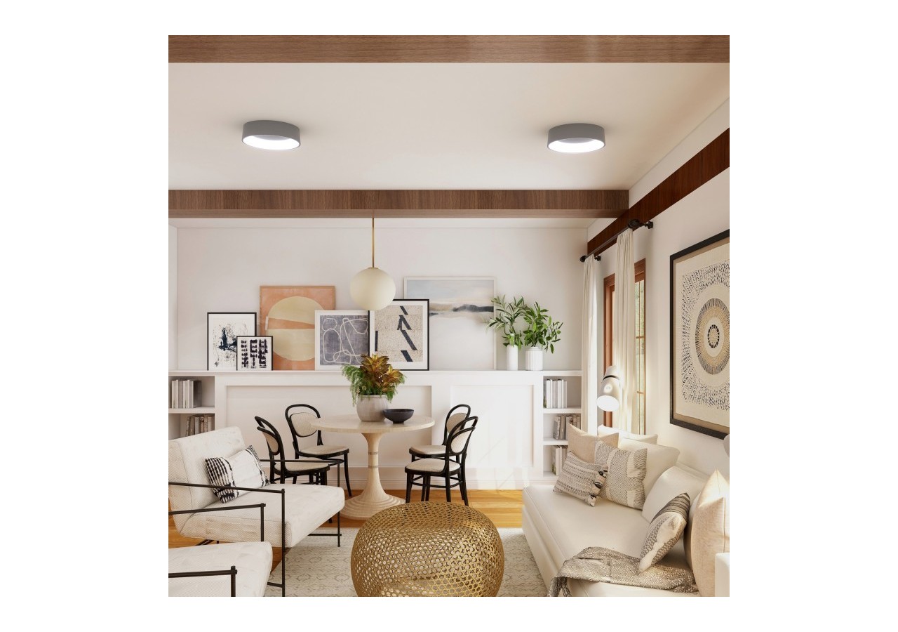 Plafonnier LED "ONCAMO 2"-CCT 3000K-4000K-27W - LN1601-GSP-CCT - Barcelona LED