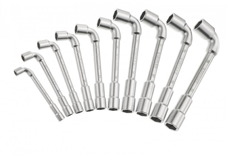 Cle A Pipe Debouchee  6X6 Pans - Jeu De 10Pcs - Stanley : Confort'Mat