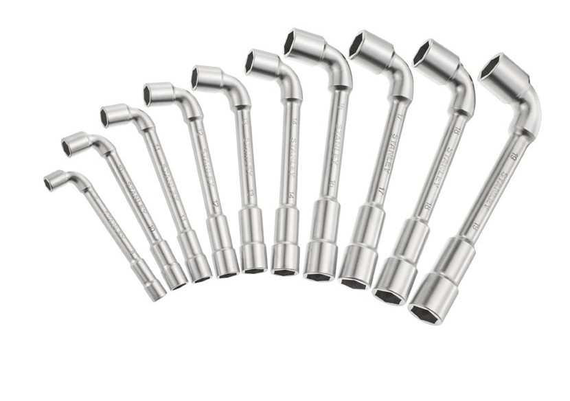 Cle A Pipe Debouchee  6X6 Pans - Jeu De 10Pcs - Stanley : Confort'Mat