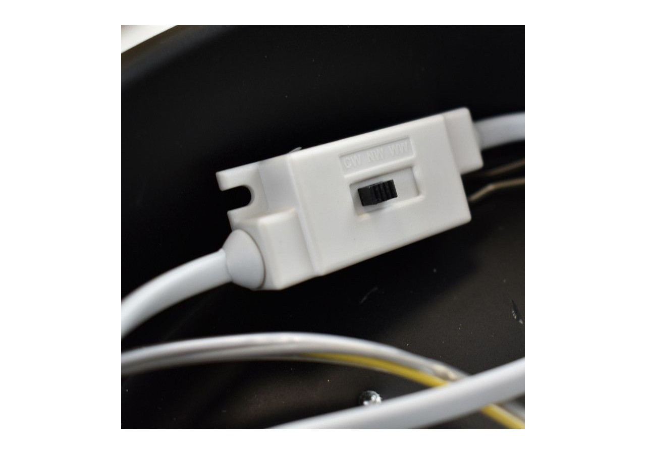 Plafonnier LED "Gina"-Effet bois-CCT 3000K-4000K-40W - LN1623-N-CCT - Barcelona LED