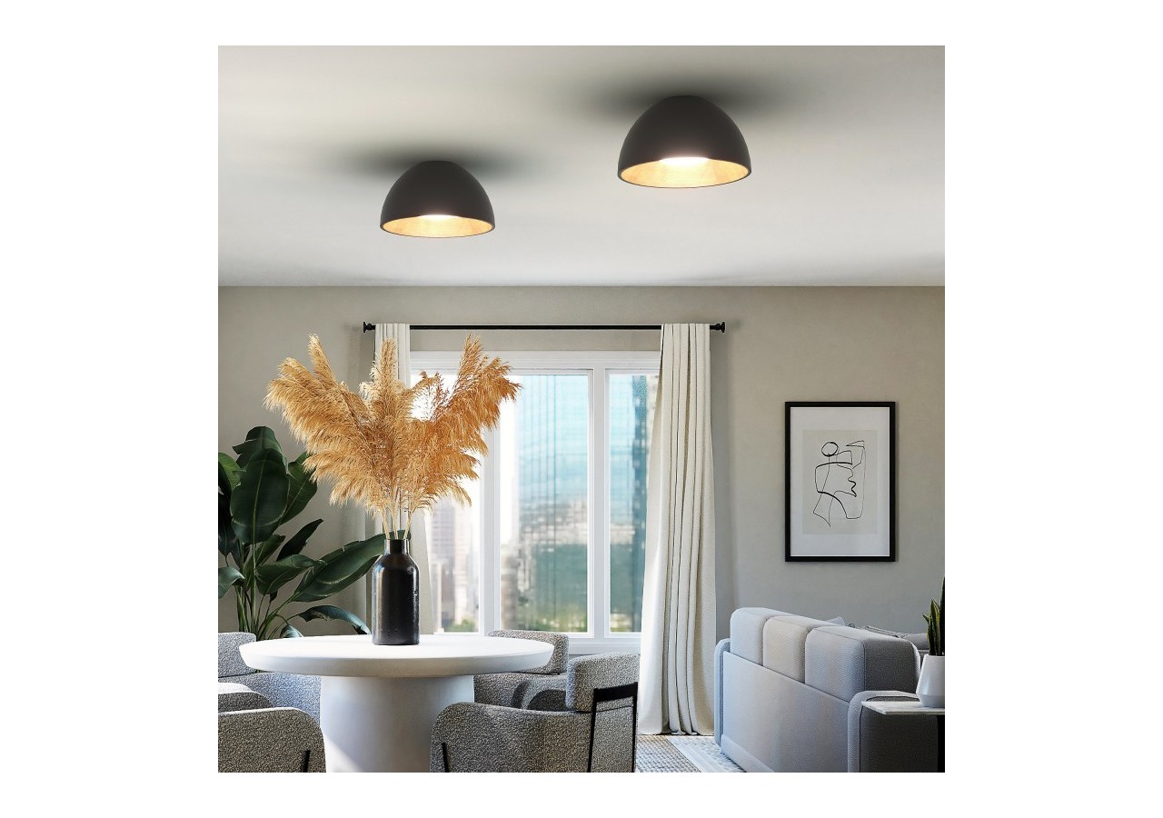 Plafonnier LED "Gina"-Effet bois-CCT 3000K-4000K-40W - LN1623-N-CCT - Barcelona LED