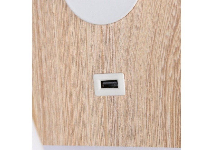 Applique liseuse flexible avec port USB "LONDON USB"-Puce CREE-3W - LN1511-USB-B - Barcelona LED