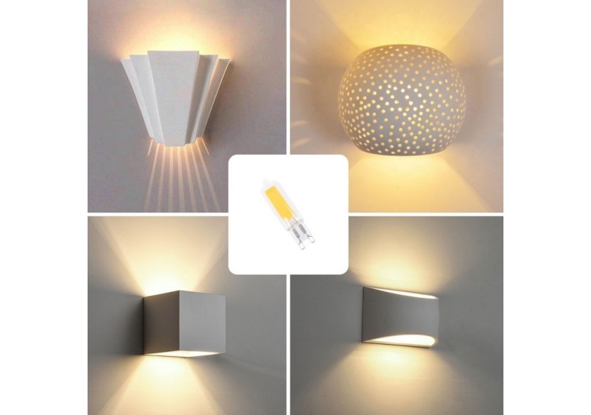 Ampoule LED G9 4W-COB-360 degrés-220-240V AC - BCOB1-G9-4W-BC - Barcelona LED