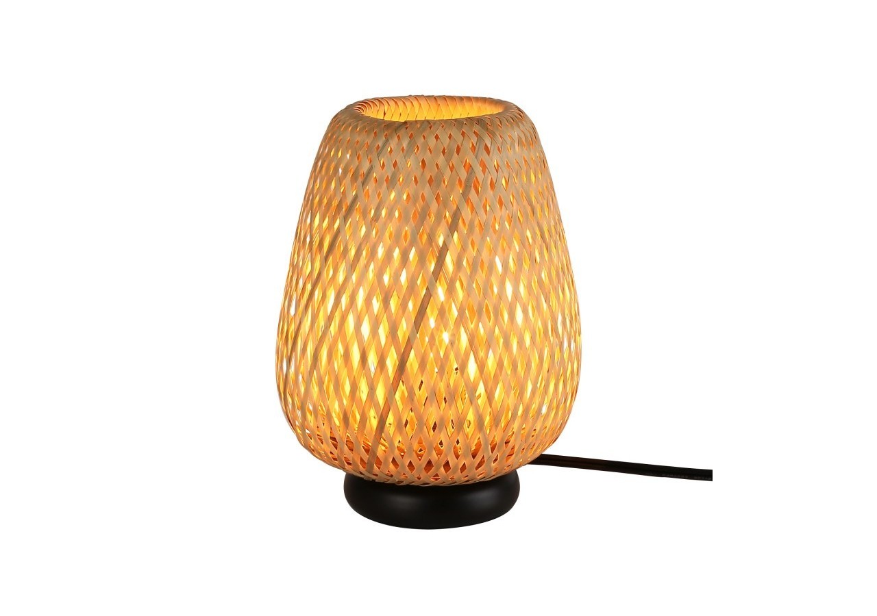 Lampe à poser en osier "CARL"-E27 - LM186 - Barcelona LED