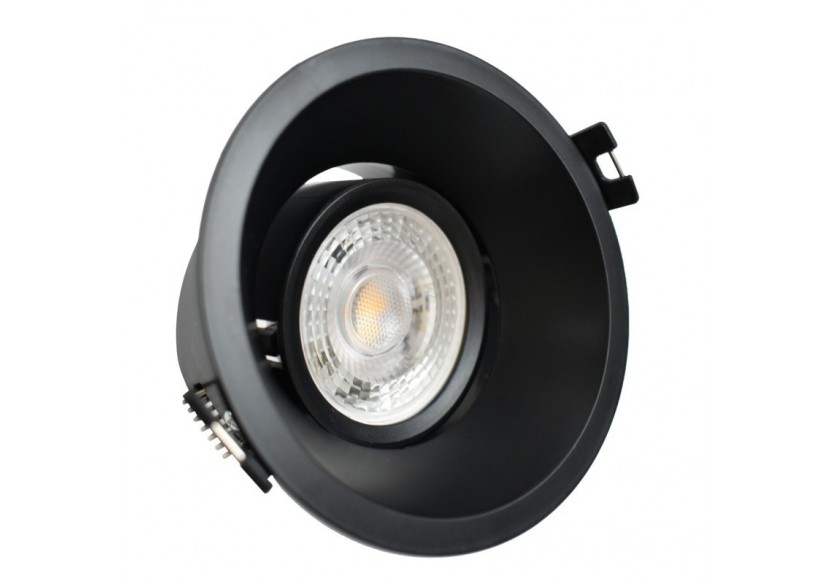Support spot rond pour ampoule GU10 / MR16-Coupe diamètre 85 mm-Faible UGR - B994-N - Barcelona LED