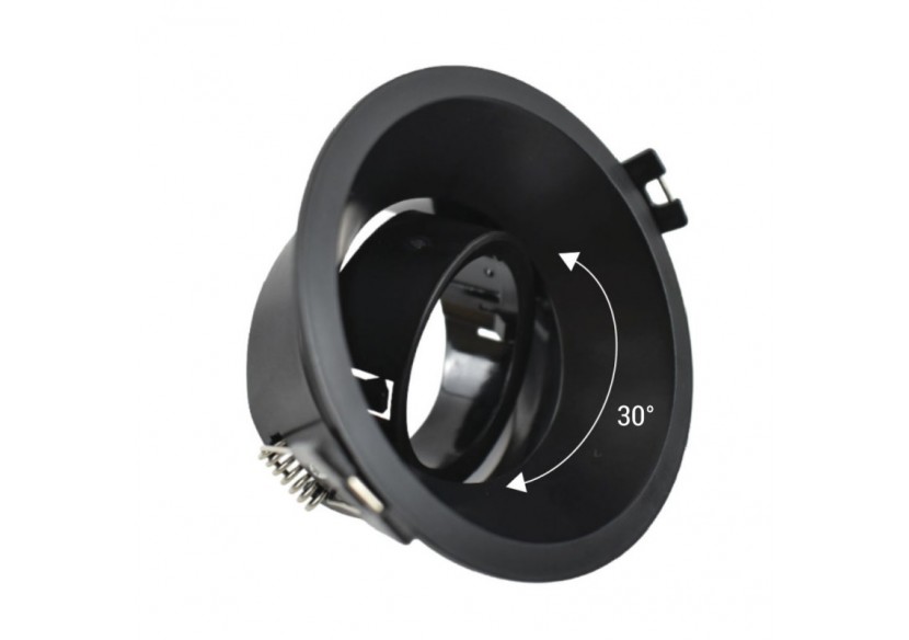 Support spot rond pour ampoule GU10 / MR16-Coupe diamètre 85 mm-Faible UGR - B994-N - Barcelona LED