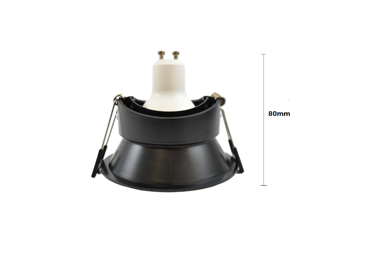 Support spot rond pour ampoule GU10 / MR16-Coupe diamètre 85 mm-Faible UGR - B994-N - Barcelona LED