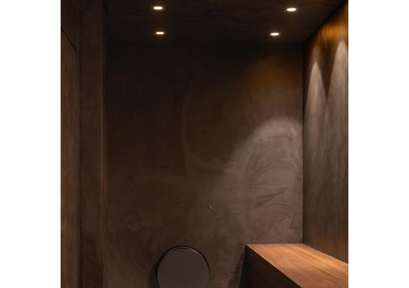 Collerette carrée pour ampoule GU10/ MR16-Diffuseur opale-Coupe diamètre 75-80 mm-IP54 - B999-C-N - Barcelona LED