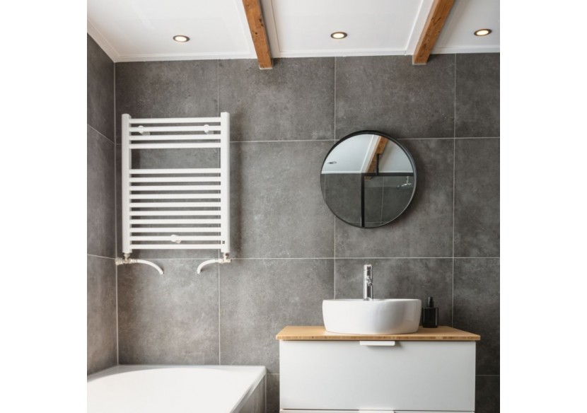 Collerette downlight étanche ronde pour ampoule GU10 / MR16-Diffuseur opale-Coupe diamètre 75-80 mm - B999-R-N - Barcelona LED