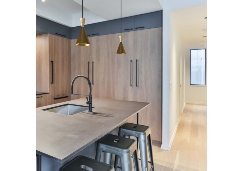 Suspension scandinave en métal et bois "Exan" - LN3012-D - Barcelona LED