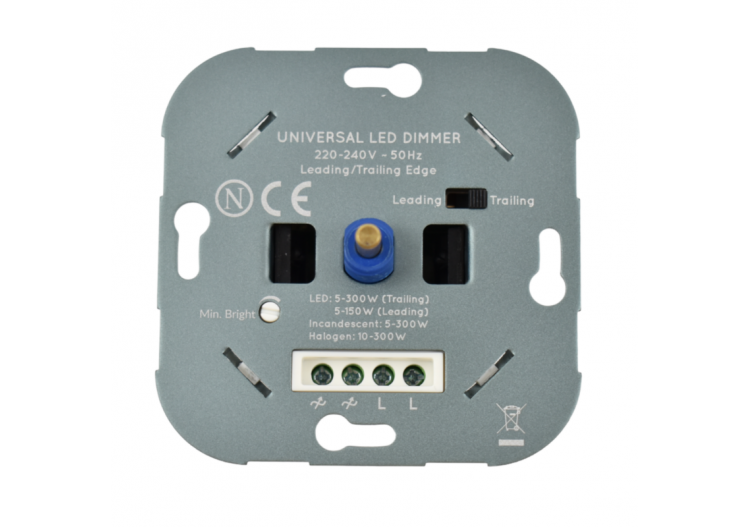 Variateur de puissance TRIAC 300W-Gradation leading/trailing edge-Fonction marche/arrêt - B708 - Barcelona LED 2