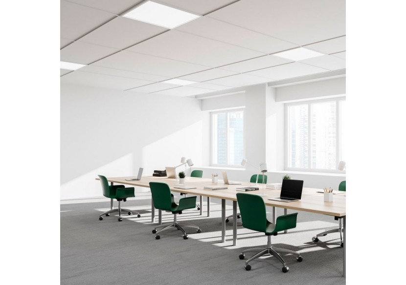 Lot de 2-Panneau LED 60x60 extra-plat-Driver Philips-44W-UGR19 - K5235-BC-2 - Barcelona LED