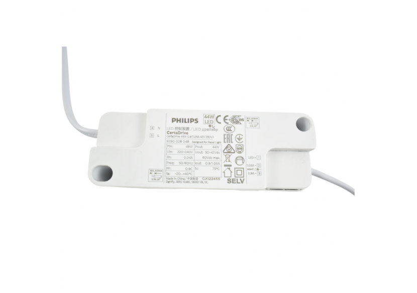 Lot de 8-Panneau LED 120x30 extra-plat-Driver Philips-44W-UGR19 - K5236-BN-8 - Barcelona LED