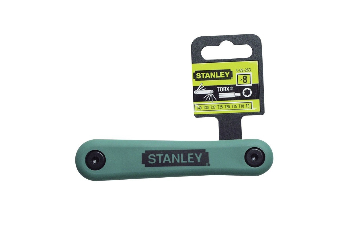 Cle Male Torx Gamme Pro - Jeu De 8 Pcs - Stanley : Confort'Mat