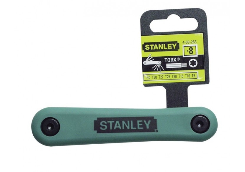 Cle Male Torx Gamme Pro - Jeu De 8 Pcs - Stanley : Confort'Mat