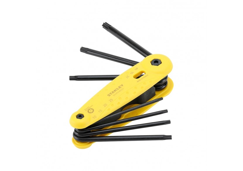 Combi 7 Cles Mâles Tamper Torx - Stanley : Confort'Mat