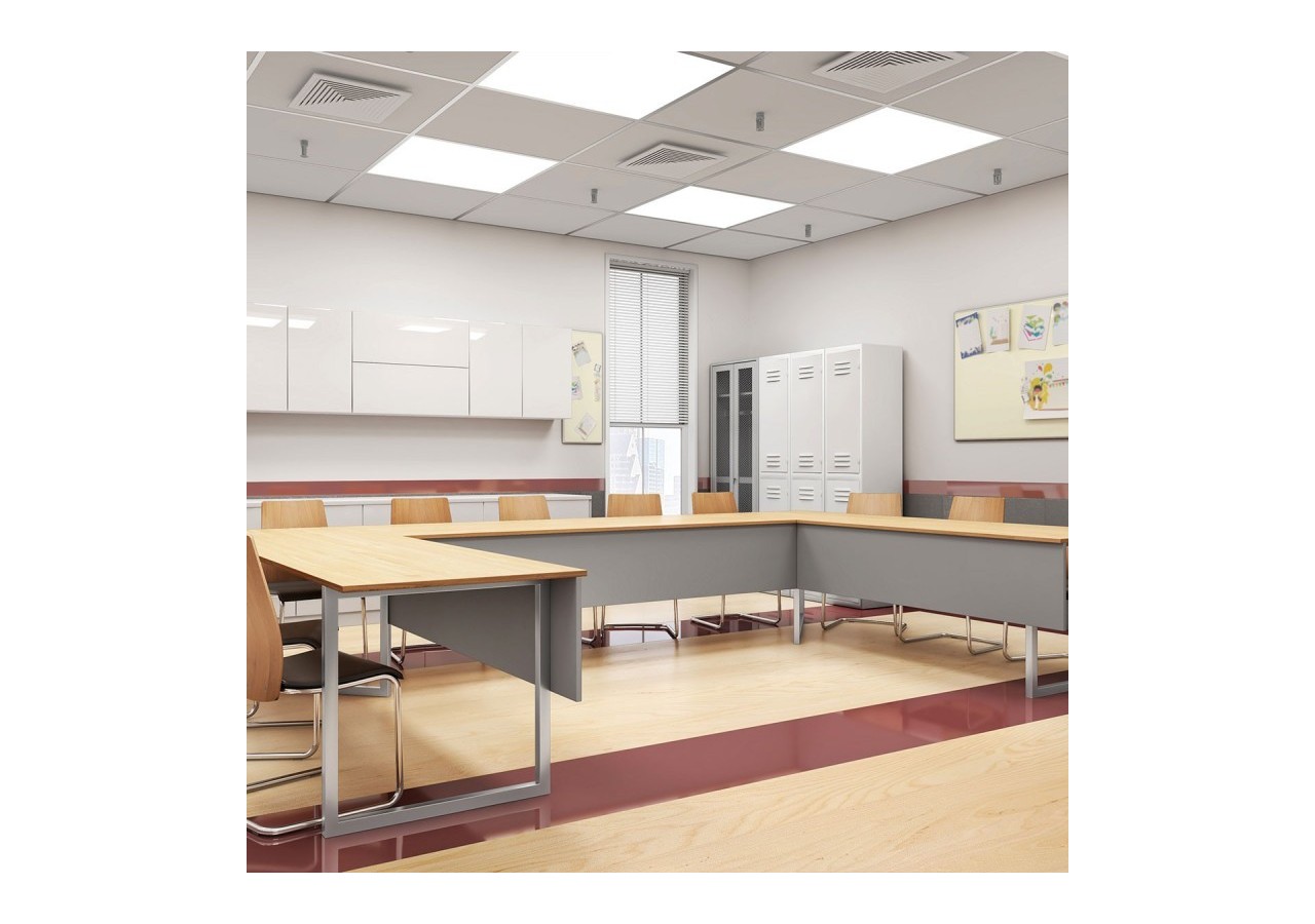 Lot de 4-Panneau LED extra-plat CCT dimmable avec télécommande-60x60cm-40W - K5235-3CCT-4 - Barcelona LED