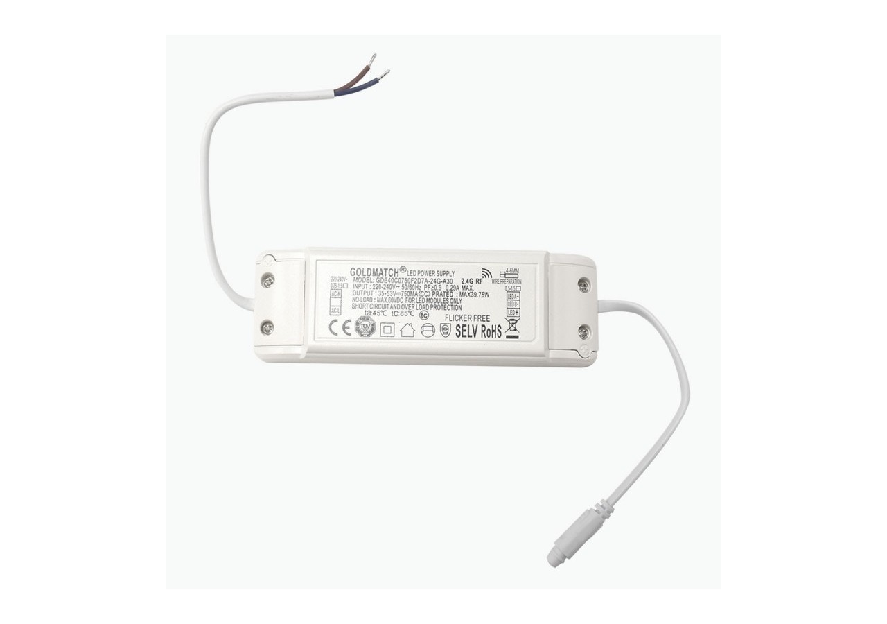 Lot de 4-Panneau LED extra-plat CCT dimmable avec télécommande-60x60cm-40W - K5235-3CCT-4 - Barcelona LED