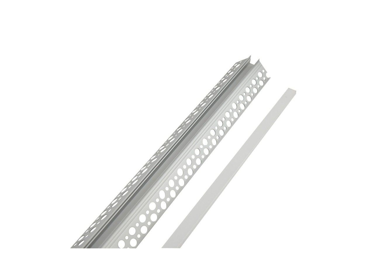 Profilé d'intégration aluminium pour placoplâtre pour angle extérieur-Ruban LED jusqu'à 10mm-2m - BPERFALP070-R - Barcelona LED